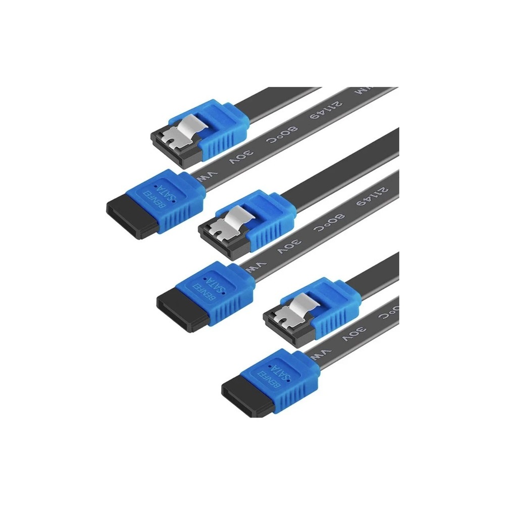 BENFEI SATA Cable III, 3 Pack SATA Cable III 6Gbps Straight HDD SDD Data Cable